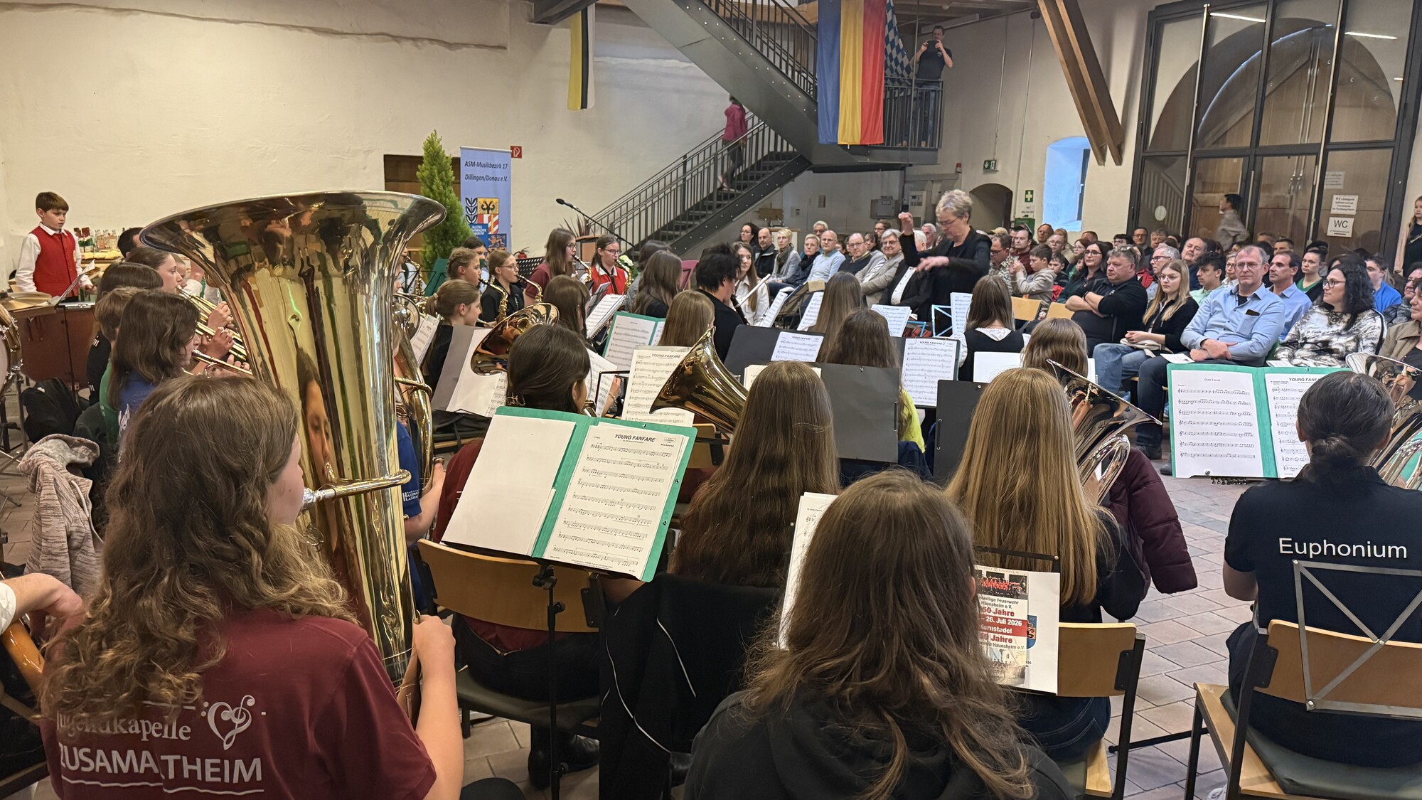 Das Abschlussorchester der Jungmusikerlehrgangswoche